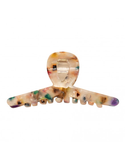 Speckled Rainbow Claw Clip