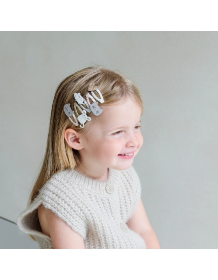 5 x Заколки Cat & Mouse Pink 4