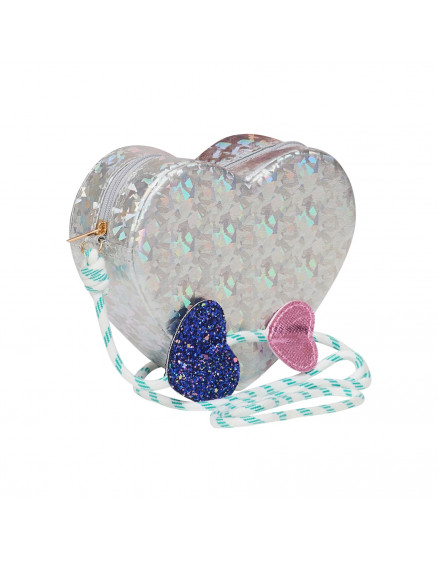 Holographic Heart Bag