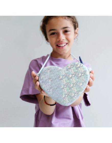Holographic Heart Bag 2