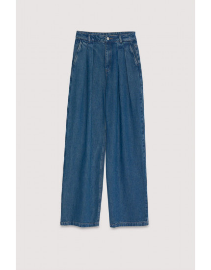 TNS Tencel Woman Pant Blue Denim S