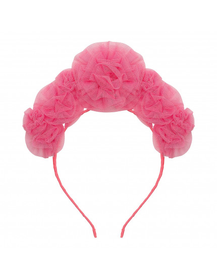 Обруч Pink Ruffle Flower