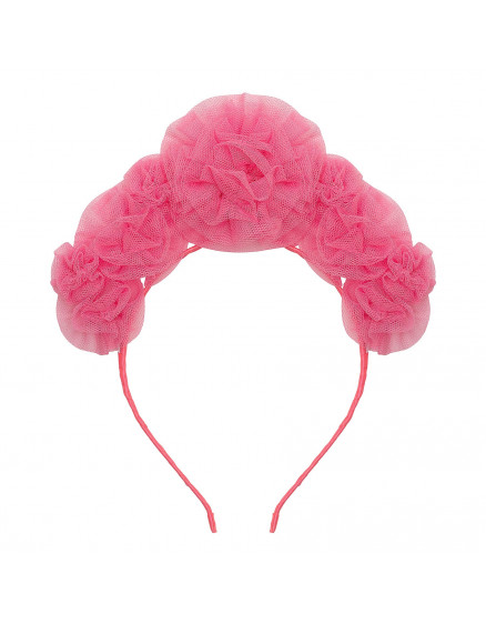 Обруч Pink Ruffle Flower
