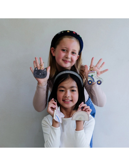 Unicorn Keyring Pink 4