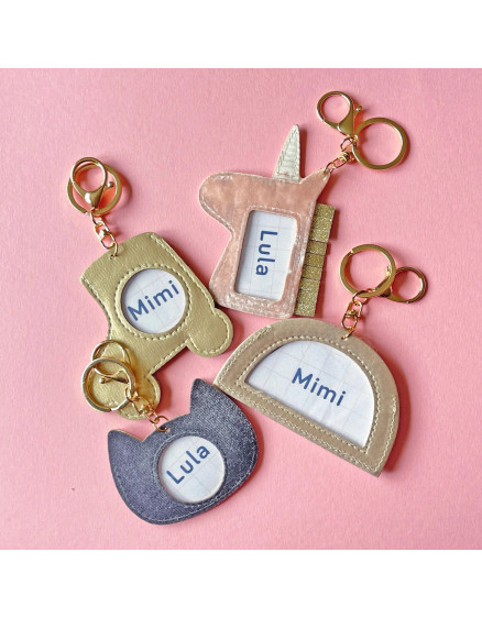 Unicorn Keyring Pink 3