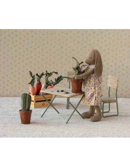 Flower Pot with Cactus Miniature 2