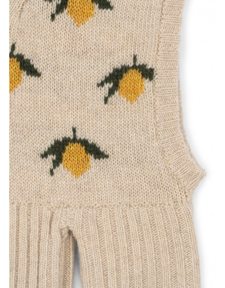 Belou Knit Balaclava Lemon 2