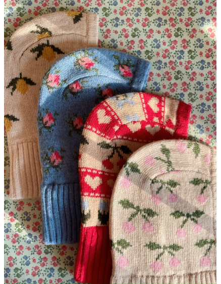 Belou Knit Balaclava Lemon 4