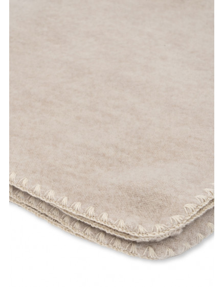 Erba Wool Fleece Baby Blan Oatmeal 7