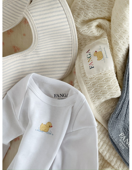 Venti Pointelle Blanket Antique White 3