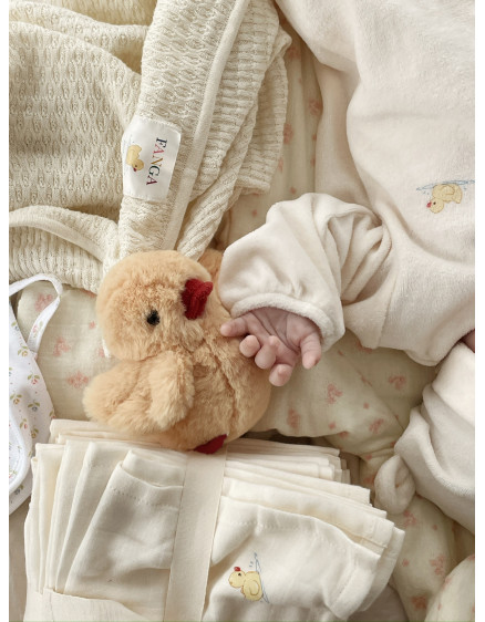 Venti Pointelle Blanket Antique White 8