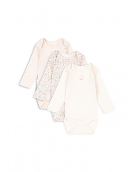 Fio 3 Pack Body Prato Fiori 18M