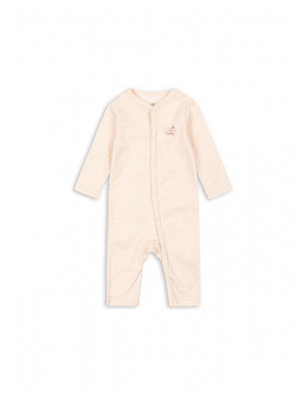 Fio Onesie Tea Stripe Cameo 3M