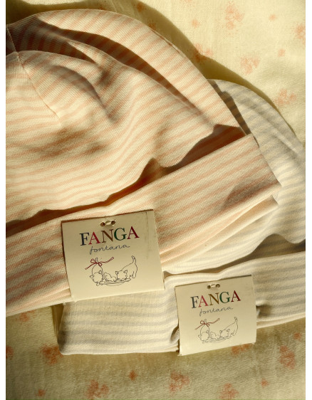 Fio Stripe 2 Pack Beanie Blue Mix 3