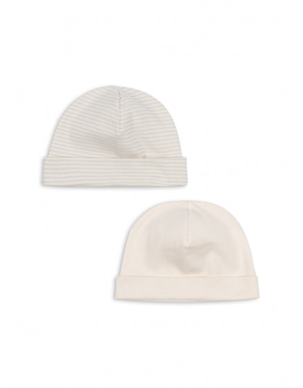 Fio Stripe 2 Pack Beanie Blue Mix 5