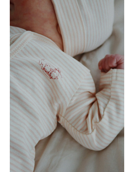 Fio Stripe 2 Pack Beanie Blush Mix 5