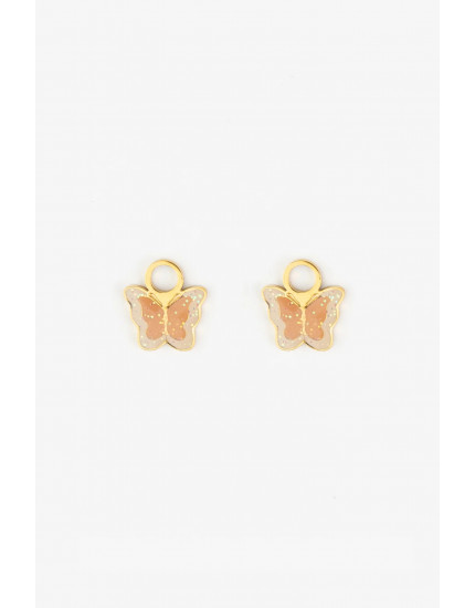 Charms Glitter Butterfly Pair