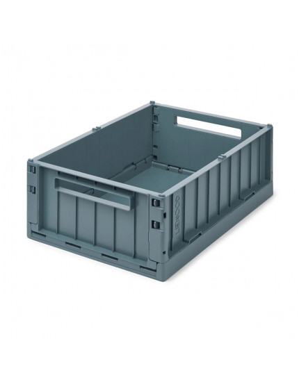 Weston Storage Box L Whale Blue