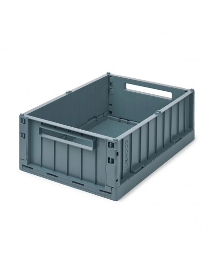 Weston Storage Box L Whale Blue
