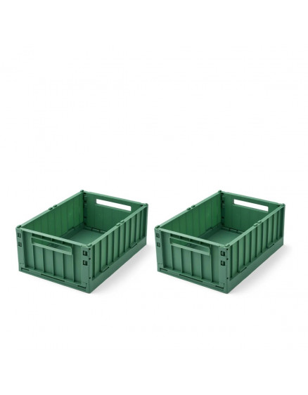 Weston Storage Box M 2-pack Dusty Ivy