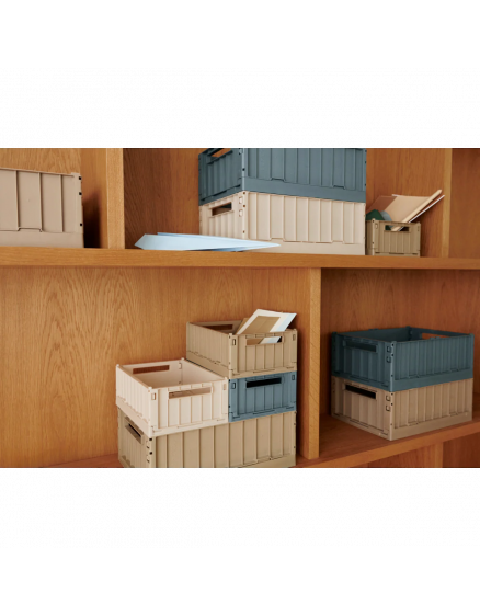 Weston Storage Box M 2-pack Whale Blue 4