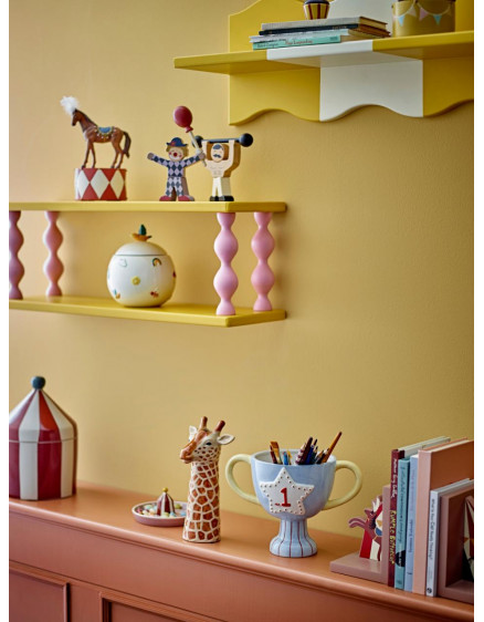 Cimmi Jar w/Lid Red 6