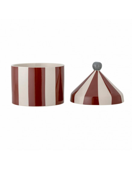 Cimmi Jar w/Lid Red 2