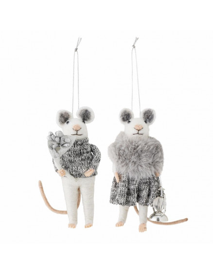 2 x Ялинкова прикраса Peo Grey