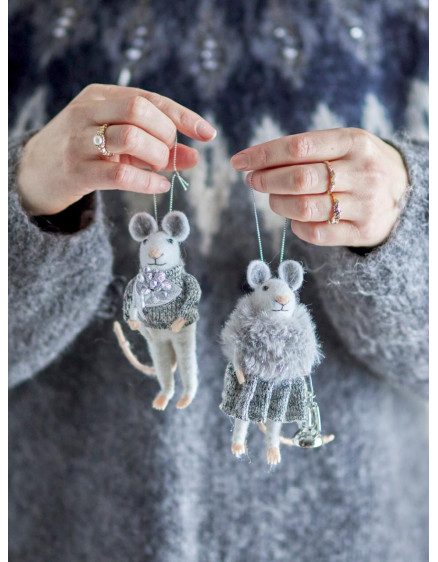 2 x Ялинкова прикраса Peo Grey 4