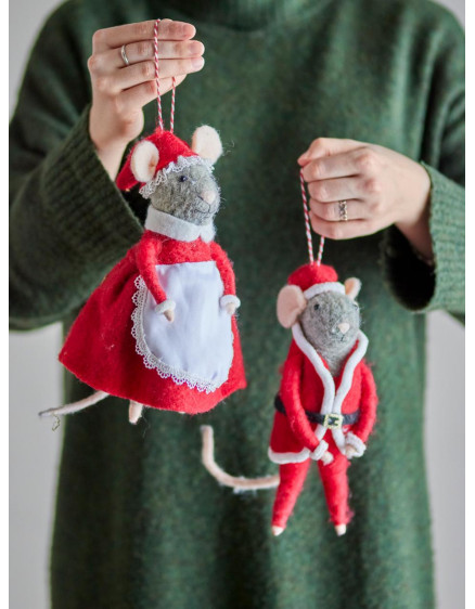 Peo Ornament Red Set Big 4