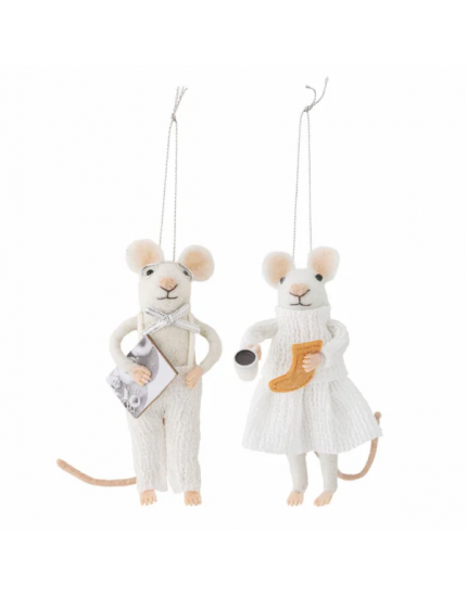 Peo Ornament White Set