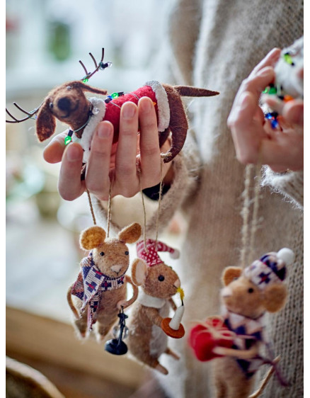 2 x Ялинкова прикраса Monty Brown 2