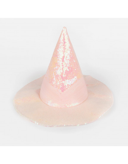 Капелюх Pink Sequin Witch