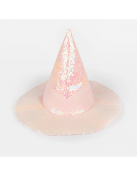 Капелюх Pink Sequin Witch