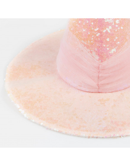Капелюх Pink Sequin Witch 4