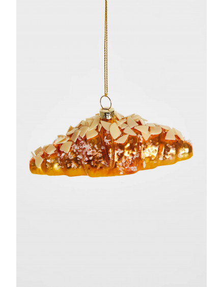 Almond Croissant Ornament 2