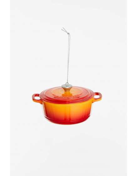 Cast Iron Pan Orange Ornament