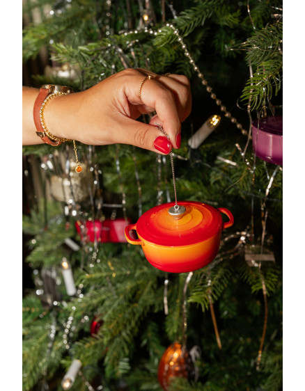 Cast Iron Pan Orange Ornament 4