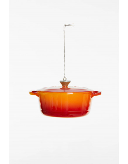 Cast Iron Pan Orange Ornament 3