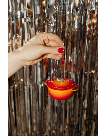 Cast Iron Pan Orange Ornament 2