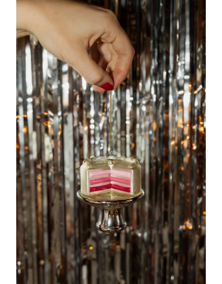 Ялинкова прикраса Gender Reveal Cake Pink 5