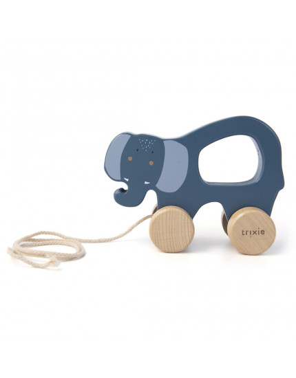 Дерев'яна іграшка-каталка Mrs. Elephant Один розмір