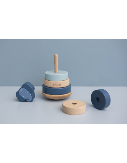 Дерев'яна пірамідка Mrs. Elephant 3