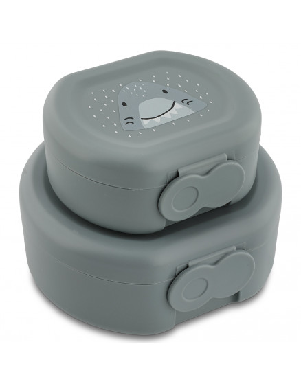 Snack box with clip 2pcs Mr. Shark 5