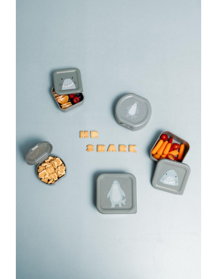 Snack box with clip 2pcs Mr. Shark 2