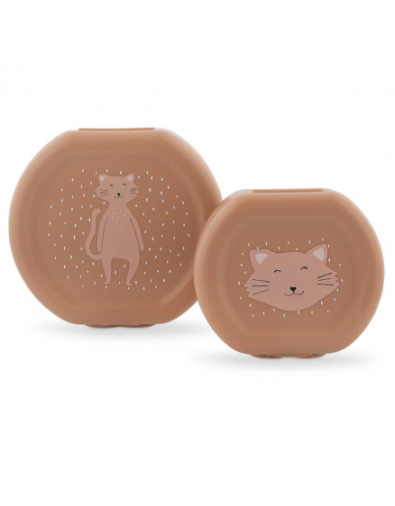 Snack box with clip 2pcs Mrs. Cat  3