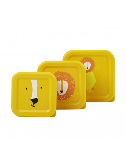Snack box nesting 3pcs Mr. Lion