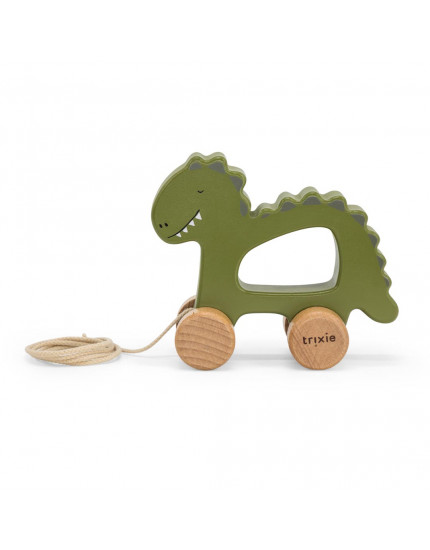 Дерев'яна іграшка-каталка Mr. Dino Один розмір