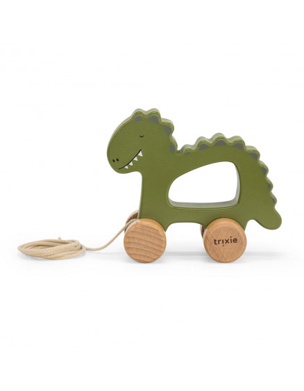 Дерев'яна іграшка-каталка Mr. Dino