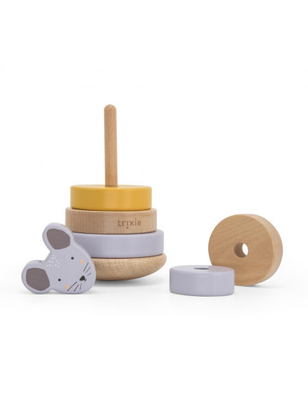 Дерев'яна пірамідка Mrs. Mouse 3